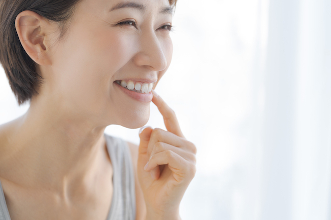 歯の治療をした女性