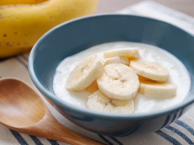 根管治療中・治療後に食べやすいヨーグルトやバナナ